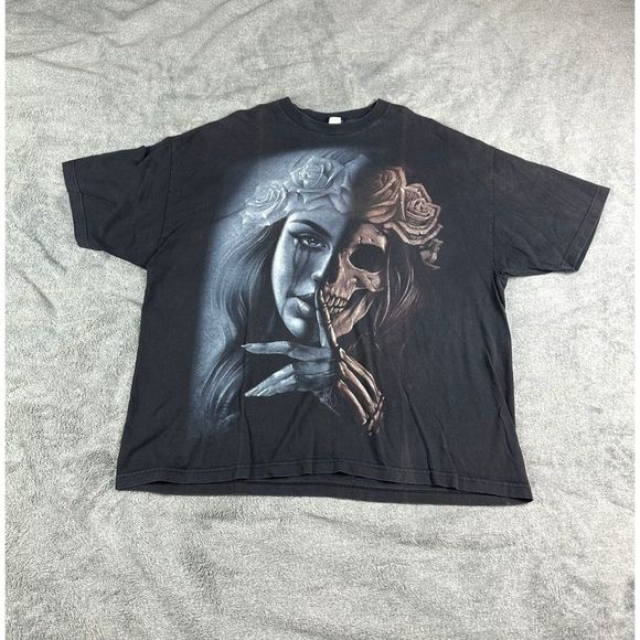 Og Abel Men's Crew Neck Short Sleeve Graphic T-Shirt Pullover Size 3X Black - Picture 1 of 8